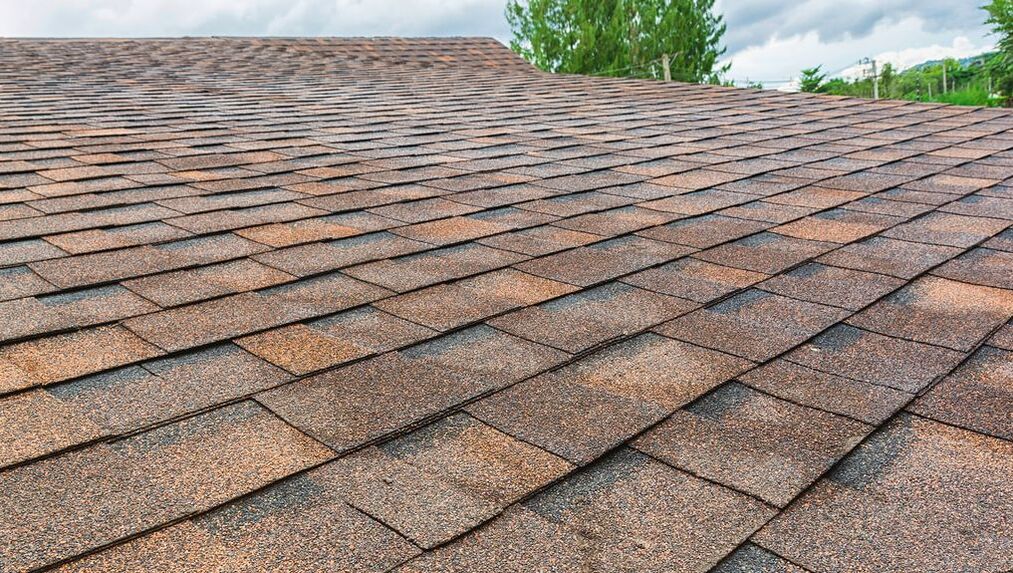 New roof shingles