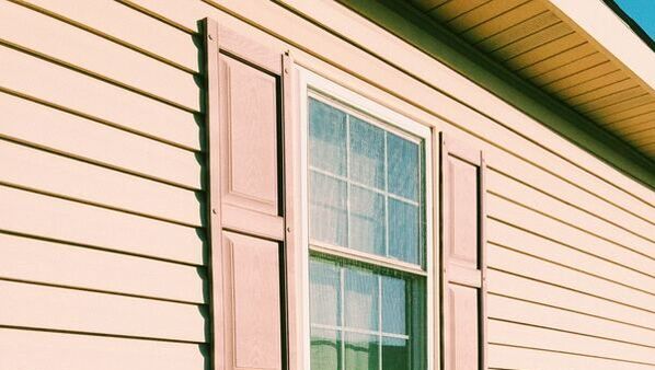 House window and siding.